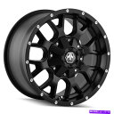 ホイール 4本セット 18x9 Mayhem 8015 Warrior 6x135/6x5.5 18マットブラックホイールリムセット(4)106 18x9 Ma...