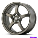 ホイール　4本セット 18x9 motegi mr131 5x114.3 35マットブロンズホイールリムセット（4）72.56 18x9 Motegi MR131 5x114.3 35 Matte Bronze Wheels Rims Set(4) 72.56