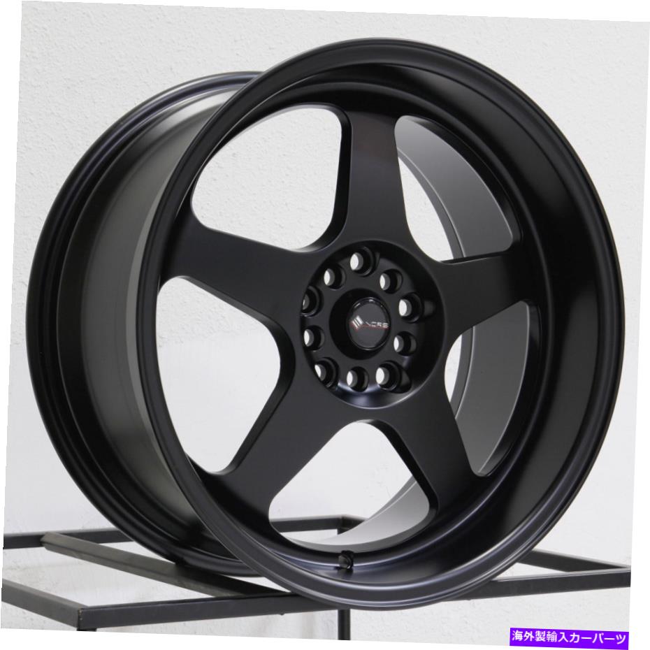 ホイール　4本セット 18x9 VORS SP1 5x115 35マットブラックホイールリムセット（4）73.1 18x9 Vors SP1 5x115 35 Matte Black Wheels Rims Set(4) 73.1(2)