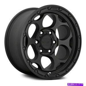 ホイール　4本セット 17x8.5 kmc km541ダーティハリー5x5/5x127 18テクスチャブラックホイールリムセット（4）71.5 17x8.5 KMC KM541 Dirty Harry 5x5/5x127 18 Texture Black Wheels Rims Set(4) 71.5