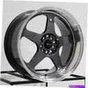 ホイール 4本セット 18x8/18x9 VORS SP1 5x105 35/35ハイパーブラックホイールリムセット(4)73.1 18x8/18x9 Vors SP1 5x105 35/35 Hyper Black Wheels Rims Set(4) 73.1(2)