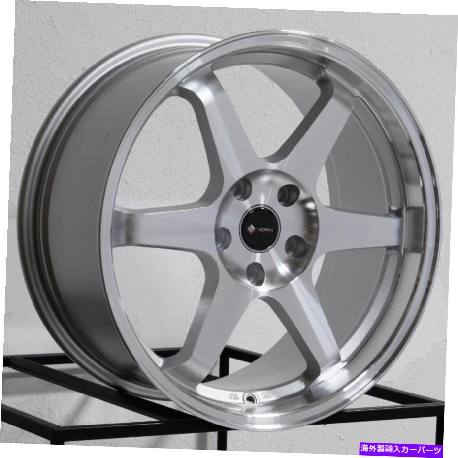 ホイール　4本セット 18x8.5 VORS TR37 5x120 35シルバーホイールリムセット（4）73.1 18x8.5 Vors TR37 5x120 35 Silver Wheels Rims Set(4) 73.1
