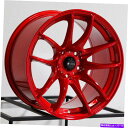 ホイール 4本セット 17x9 VORS TR4 5x115 30キャンディレッドホイールリムセット(4)73.1 17x9 Vors TR4 5x115 30 Candy Red Wheels Rims Set(4) 73.1(2)