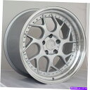 ホイール 4本セット 18x9.5 aodhan ds01 ds1カスタム5x120 22シルバーホイールリムセット(4)73.1 18x9.5 Aodhan DS01 DS1 Custom 5x120 22 Silver Wheels Rims Set(4) 73.1(2)