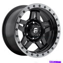 ホイール　4本セット 15x10燃料D557 ANZA 5x114.3 -43マットブラックガンメタルリングホイールリムセット（4）72 15x10 Fuel D557 Anza 5x114.3 -43 Matte Black GunMetal Ring Wheels Rims Set(4) 72