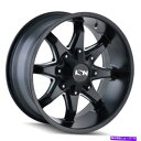 ホイール 4本セット 17x9イオン181 5x114.3/5x5 18ブラックミリングホイールリムセット(4)87 17x9 Ion 181 5x114.3/...