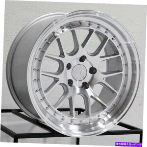 ホイール　4本セット 18x10.5 aodhan ds06 ds6 5x114.3 22銀機械加工ホイールリムセット（4）73.1 18x10.5 Aodhan DS06 DS6 5x114.3 22 Silver Machined Wheels Rims Set(4) 73.1