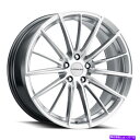 ホイール 4本セット 17x8ビジョン473軸5x4.25/5x108 38ハイパーシルバーホイールリムセット(4)73.1 17x8 Vision 473 A...