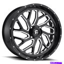 ホイール 4本セット 18x7 Fuel D581 Triton UTV 4x137 13 Gloss Black Milled Wheels Rims Set...