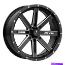 ホイール 4本セット 18x7 MSAオフロードM41ボクサー4x156 10ブラックミリングホイールリムセット(4)132 18x7 MSA Off-Road...