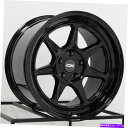 ホイール 4本セット 18x9.5/18x10.5 ESR CR7 5x114.3 15/15ブラックホイールリムセット(4)72.56 18x9.5/18x1...