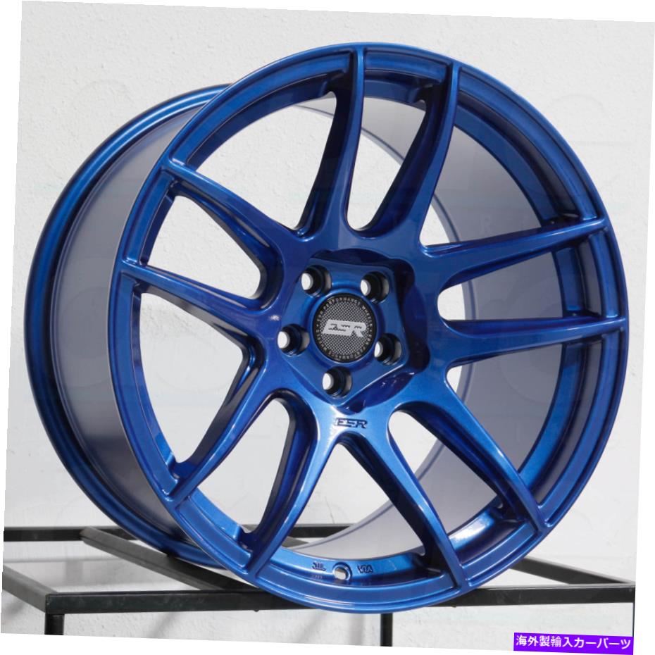 19x9.5/19x10.5 ESR CS08 CS8 5x114.3 22/22 Blue Wheels Rims Set(4) 72.56カテゴリホイール　4本セット状態新品メーカー車種発送詳細全国一律 送料無料 （※北海道、沖縄、離島は省く）商品詳細輸入商品の為、英語表記となります。Condition: NewBrand: ESRManufacturer Part Number: CS08199551422BL/CS081910551422BLRim Diameter: 19Rim Width: F: 9.5 R: 10.5Bolt Pattern: 5x114.3Offset: 22/22Quantity: 4Color: BlueWheel Material: AluminumHub Bore: 72.56 mmWheel Construction: One Piece CastModel: CS08Backspacing: 6.12/6.62Compatible Fastener Seat Type: Conical SeatManufacturer Warranty: 1 Year《ご注文前にご確認ください》■海外輸入品の為、NC・NRでお願い致します。■取り付け説明書は基本的に付属しておりません。お取付に関しましては専門の業者様とご相談お願いいたします。■通常2〜4週間でのお届けを予定をしておりますが、天候、通関、国際事情により輸送便の遅延が発生する可能性や、仕入・輸送費高騰や通関診査追加等による価格のご相談の可能性もございますことご了承いただいております。■海外メーカーの注文状況次第では在庫切れの場合もございます。その場合は弊社都合にてキャンセルとなります。■配送遅延、商品違い等によってお客様に追加料金が発生した場合や取付け時に必要な加工費や追加部品等の、商品代金以外の弊社へのご請求には一切応じかねます。■弊社は海外パーツの輸入販売業のため、製品のお取り付けや加工についてのサポートは行っておりません。専門店様と解決をお願いしております。■大型商品に関しましては、配送会社の規定により個人宅への配送が困難な場合がございます。その場合は、会社や倉庫、最寄りの営業所での受け取りをお願いする場合がございます。■輸入消費税が追加課税される場合もございます。その場合はお客様側で輸入業者へ輸入消費税のお支払いのご負担をお願いする場合がございます。■商品説明文中に英語にて”保証”関する記載があっても適応はされませんのでご了承ください。■海外倉庫から到着した製品を、再度国内で検品を行い、日本郵便または佐川急便にて発送となります。■初期不良の場合は商品到着後7日以内にご連絡下さいませ。■輸入商品のためイメージ違いやご注文間違い当のお客様都合ご返品はお断りをさせていただいておりますが、弊社条件を満たしている場合はご購入金額の30％の手数料を頂いた場合に限りご返品をお受けできる場合もございます。(ご注文と同時に商品のお取り寄せが開始するため)（30％の内訳は、海外返送費用・関税・消費全負担分となります）■USパーツの輸入代行も行っておりますので、ショップに掲載されていない商品でもお探しする事が可能です。お気軽にお問い合わせ下さいませ。[輸入お取り寄せ品においてのご返品制度・保証制度等、弊社販売条件ページに詳細の記載がございますのでご覧くださいませ]&nbsp;