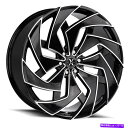 ホイール 4本セット 22x9 xcess x04 5x115 15ブラックミリングホイールリムセット(4)72.6 22x9 Xcess X04 5x115 ...
