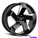 ホイール 4本セット 22x9 Strada S65 Coltello 5x112 35ブラックミリングホイールリムセット(4)72.6 22x9 Strada S65 Coltello 5x112 35 Black Milled Wheels Rims Set(4) 72.6(2)