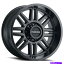 ホイール　4本セット 18x9 Raceline 948bスプリット5x5/5x127 18ブラックホイールリムセット（4）78.1 18x9 Raceline 948B Split 5x5/5x127 18 Black Wheels Rims Set(4) 78.1