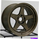 ホイール 4本セット 17x9 Kansei KNP 5x100 35ブロンズホイールリムセット(4)73.1 17x9 Kansei Knp 5x100 35...