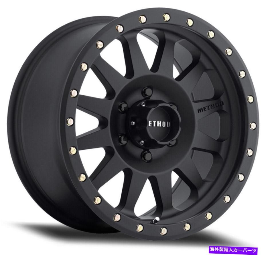 17x8.5 Method MR304 Double Standard 6x5.5/6x139.7 0 Black Wheels Rims Set(4) 108カテゴリホイール　4本セット状態新品メーカー車種発送詳細全国一律 送料無料 （※北海道、沖縄、離島は省く）商品詳細輸入商品の為、英語表記となります。Condition: NewBrand: MethodManufacturer Part Number: MR30478560500Rim Diameter: 17Rim Width: 8.5Bolt Pattern: 6x139.7Offset: 0Quantity: 4Color: BlackWheel Material: AluminumHub Bore: 108 mmWheel Construction: One Piece CastModel: MR304 Double StandardBackspacing: 4.75 inCompatible Fastener Seat Type: Conical SeatManufacturer Warranty: 1 YearUPC: 191682003738《ご注文前にご確認ください》■海外輸入品の為、NC・NRでお願い致します。■取り付け説明書は基本的に付属しておりません。お取付に関しましては専門の業者様とご相談お願いいたします。■通常2〜4週間でのお届けを予定をしておりますが、天候、通関、国際事情により輸送便の遅延が発生する可能性や、仕入・輸送費高騰や通関診査追加等による価格のご相談の可能性もございますことご了承いただいております。■海外メーカーの注文状況次第では在庫切れの場合もございます。その場合は弊社都合にてキャンセルとなります。■配送遅延、商品違い等によってお客様に追加料金が発生した場合や取付け時に必要な加工費や追加部品等の、商品代金以外の弊社へのご請求には一切応じかねます。■弊社は海外パーツの輸入販売業のため、製品のお取り付けや加工についてのサポートは行っておりません。専門店様と解決をお願いしております。■大型商品に関しましては、配送会社の規定により個人宅への配送が困難な場合がございます。その場合は、会社や倉庫、最寄りの営業所での受け取りをお願いする場合がございます。■輸入消費税が追加課税される場合もございます。その場合はお客様側で輸入業者へ輸入消費税のお支払いのご負担をお願いする場合がございます。■商品説明文中に英語にて”保証”関する記載があっても適応はされませんのでご了承ください。■海外倉庫から到着した製品を、再度国内で検品を行い、日本郵便または佐川急便にて発送となります。■初期不良の場合は商品到着後7日以内にご連絡下さいませ。■輸入商品のためイメージ違いやご注文間違い当のお客様都合ご返品はお断りをさせていただいておりますが、弊社条件を満たしている場合はご購入金額の30％の手数料を頂いた場合に限りご返品をお受けできる場合もございます。(ご注文と同時に商品のお取り寄せが開始するため)（30％の内訳は、海外返送費用・関税・消費全負担分となります）■USパーツの輸入代行も行っておりますので、ショップに掲載されていない商品でもお探しする事が可能です。お気軽にお問い合わせ下さいませ。[輸入お取り寄せ品においてのご返品制度・保証制度等、弊社販売条件ページに詳細の記載がございますのでご覧くださいませ]&nbsp;