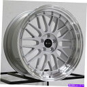 zC[@4{Zbg 19x9.5 VORS VR8 5X115 35Vo[zC[Zbgi4j73.1 19x9.5 Vors VR8 5x115 35 Silver Wheels Rims Set(4) 73.1