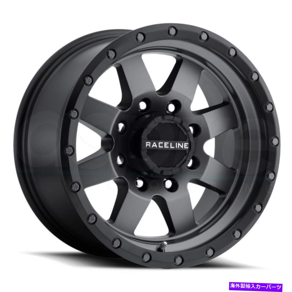ホイール　4本セット 17x9 Raceline 935g Defender 6x135 0ガンメタルホイールリムセット（4）93.98 17x9 Raceline 935G Defender 6x135 0 Gun Metal Wheels Rims Set(4) 93.98