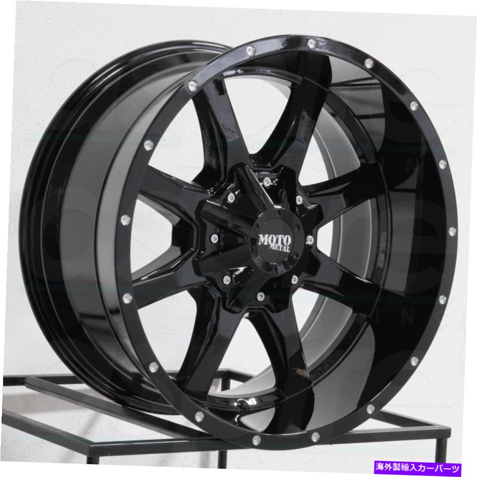 ホイール　4本セット 20x9 Moto Metal Mo970 5x5.5/5x139.7 18 Gloss Black Wheels Rims set（4）78.1合金 20x9 Moto Metal MO970 5x5.5/5x139.7 18 Gloss Black Wheels Rims Set(4) 78.1 Alloy
