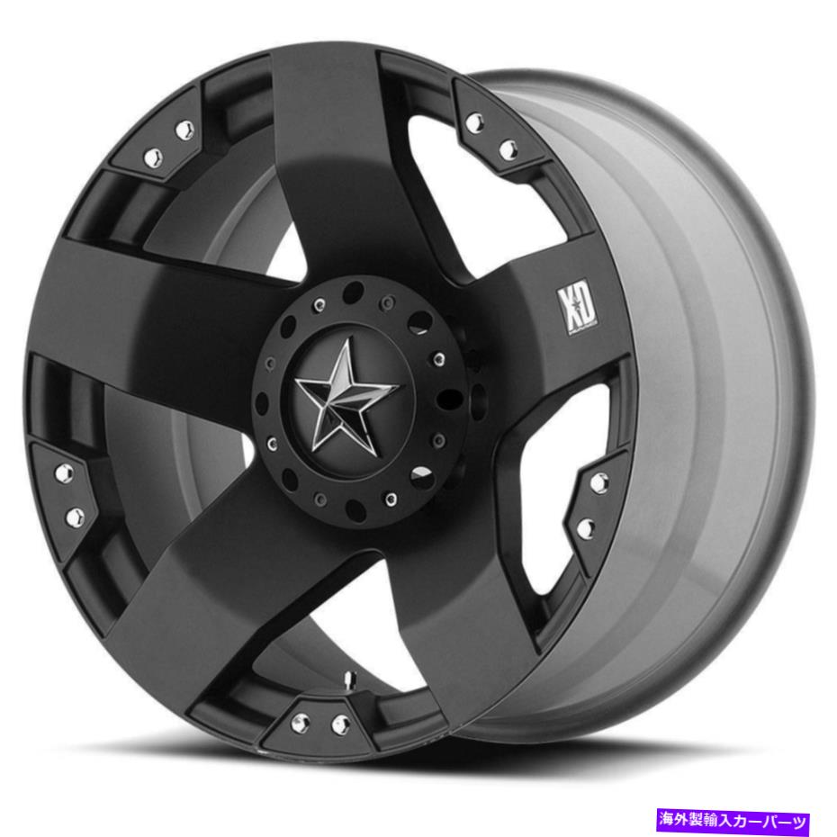 ホイール　4本セット 18x9 XD XD775 Rockstar 5x5.5/5x139.7 0マットブラックホイールリムセット（4）78.1 18x9 XD XD775 Rockstar 5x5.5/5x139.7 0 Matte Black Wheels Rims Set(4) 78.1(2)