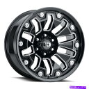 ホイール 4本セット 20x9ビジョン362アーマー5x5.5/5x139.7 12ブラックミリングホイールリムセット(4)108 20x9 Vision 36...