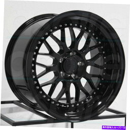 ホイール　4本セット 18x9.5/18x10.5 ESR SR01 SR1 5x120 22/22グロスブラックホイールリムセット（4）72.56すべて 18x9.5/18x10.5 ESR SR01 SR1 5x120 22/22 Gloss Black Wheels Rims Set(4) 72.56 All