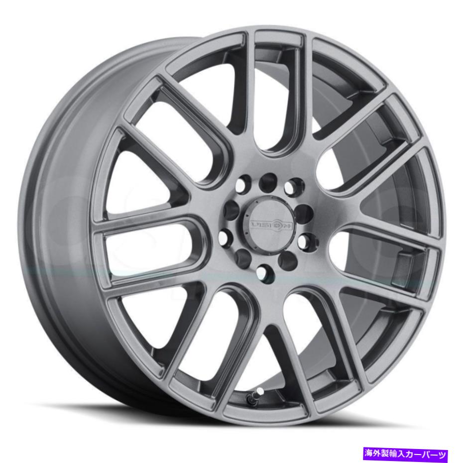 Vision 426H Cross 17x7.5 5x4.25/5x108 38 Gunmetal Wheels(4) 73.1 17" inch Rimsカテゴリホイール　4本セット状態新品メーカー車種発送詳細全国一律 送料無料 （※北海道、沖縄、離島は省く）商品詳細輸入商品の為、英語表記となります。Condition: NewBrand: VisionManufacturer Part Number: 426H7731GM38Rim Diameter: 17Rim Width: 7.5Quantity: 4Offset: 38Bolt Pattern: 5x4.25/5x108Color: GunmetalWheel Material: AluminumHub Bore: 73.1 mmWheel Construction: One Piece CastBackspacing: 5.5 inModel: 426H CrossCompatible Fastener Seat Type: Conical SeatManufacturer Warranty: 1 YearUPC: 886821161393《ご注文前にご確認ください》■海外輸入品の為、NC・NRでお願い致します。■取り付け説明書は基本的に付属しておりません。お取付に関しましては専門の業者様とご相談お願いいたします。■通常2〜4週間でのお届けを予定をしておりますが、天候、通関、国際事情により輸送便の遅延が発生する可能性や、仕入・輸送費高騰や通関診査追加等による価格のご相談の可能性もございますことご了承いただいております。■海外メーカーの注文状況次第では在庫切れの場合もございます。その場合は弊社都合にてキャンセルとなります。■配送遅延、商品違い等によってお客様に追加料金が発生した場合や取付け時に必要な加工費や追加部品等の、商品代金以外の弊社へのご請求には一切応じかねます。■弊社は海外パーツの輸入販売業のため、製品のお取り付けや加工についてのサポートは行っておりません。専門店様と解決をお願いしております。■大型商品に関しましては、配送会社の規定により個人宅への配送が困難な場合がございます。その場合は、会社や倉庫、最寄りの営業所での受け取りをお願いする場合がございます。■輸入消費税が追加課税される場合もございます。その場合はお客様側で輸入業者へ輸入消費税のお支払いのご負担をお願いする場合がございます。■商品説明文中に英語にて”保証”関する記載があっても適応はされませんのでご了承ください。■海外倉庫から到着した製品を、再度国内で検品を行い、日本郵便または佐川急便にて発送となります。■初期不良の場合は商品到着後7日以内にご連絡下さいませ。■輸入商品のためイメージ違いやご注文間違い当のお客様都合ご返品はお断りをさせていただいておりますが、弊社条件を満たしている場合はご購入金額の30％の手数料を頂いた場合に限りご返品をお受けできる場合もございます。(ご注文と同時に商品のお取り寄せが開始するため)（30％の内訳は、海外返送費用・関税・消費全負担分となります）■USパーツの輸入代行も行っておりますので、ショップに掲載されていない商品でもお探しする事が可能です。お気軽にお問い合わせ下さいませ。[輸入お取り寄せ品においてのご返品制度・保証制度等、弊社販売条件ページに詳細の記載がございますのでご覧くださいませ]&nbsp;