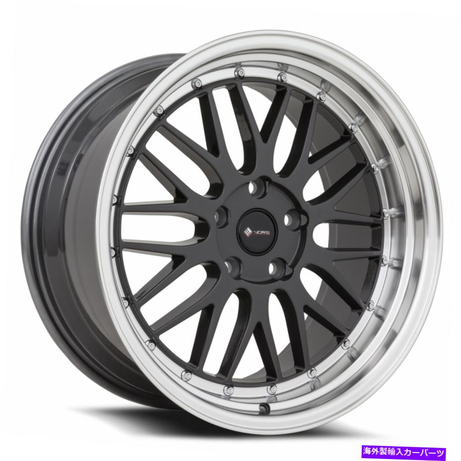 ホイール　4本セット VORS VR8 19x9.5 5x114.3 35ハイパーブラックホイール（4）73.1 19 