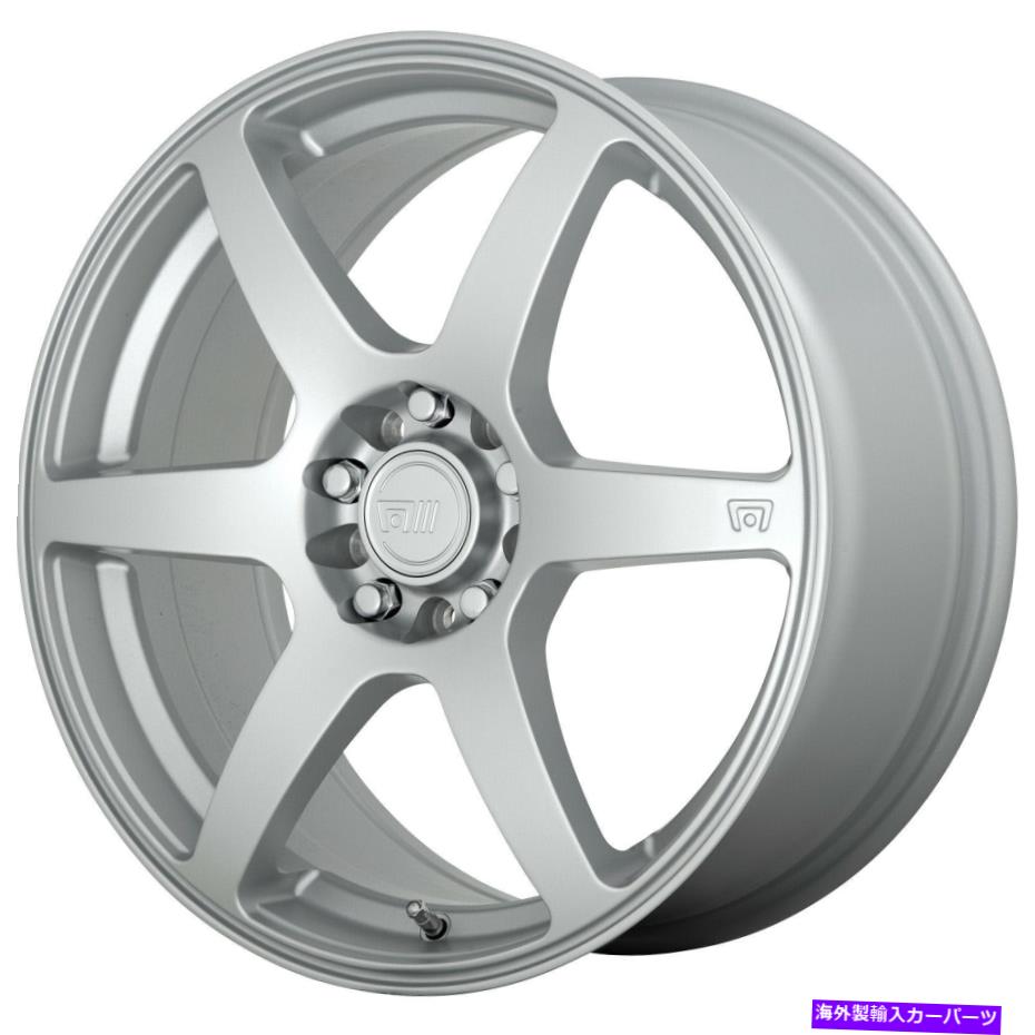 Motegi MR143 CS6 17x7 5x114.3/5x120 40 Hyper Silver Wheels(4) 74.1 17" inch Rimsカテゴリホイール　4本セット状態新品メーカー車種発送詳細全国一律 送料無料 （※北海道、沖縄、離島は省く）商品詳細輸入商品の為、英語表記となります。Condition: NewQuantity: 4Color: Hyper SilverWheel Material: AluminumWheel Construction: One Piece CastBackspacing: 5.5 inCompatible Fastener Seat Type: Conical SeatManufacturer Warranty: 1 YearUPC: 885463814964Hub Bore: 74.1 mmBrand: Motegi RacingRim Width: 7Manufacturer Part Number: MR14377017440Model: CS6Rim Diameter: 17Finish: Hyper SilverBolt Pattern: 5x114.3Offset: 40《ご注文前にご確認ください》■海外輸入品の為、NC・NRでお願い致します。■取り付け説明書は基本的に付属しておりません。お取付に関しましては専門の業者様とご相談お願いいたします。■通常2〜4週間でのお届けを予定をしておりますが、天候、通関、国際事情により輸送便の遅延が発生する可能性や、仕入・輸送費高騰や通関診査追加等による価格のご相談の可能性もございますことご了承いただいております。■海外メーカーの注文状況次第では在庫切れの場合もございます。その場合は弊社都合にてキャンセルとなります。■配送遅延、商品違い等によってお客様に追加料金が発生した場合や取付け時に必要な加工費や追加部品等の、商品代金以外の弊社へのご請求には一切応じかねます。■弊社は海外パーツの輸入販売業のため、製品のお取り付けや加工についてのサポートは行っておりません。専門店様と解決をお願いしております。■大型商品に関しましては、配送会社の規定により個人宅への配送が困難な場合がございます。その場合は、会社や倉庫、最寄りの営業所での受け取りをお願いする場合がございます。■輸入消費税が追加課税される場合もございます。その場合はお客様側で輸入業者へ輸入消費税のお支払いのご負担をお願いする場合がございます。■商品説明文中に英語にて”保証”関する記載があっても適応はされませんのでご了承ください。■海外倉庫から到着した製品を、再度国内で検品を行い、日本郵便または佐川急便にて発送となります。■初期不良の場合は商品到着後7日以内にご連絡下さいませ。■輸入商品のためイメージ違いやご注文間違い当のお客様都合ご返品はお断りをさせていただいておりますが、弊社条件を満たしている場合はご購入金額の30％の手数料を頂いた場合に限りご返品をお受けできる場合もございます。(ご注文と同時に商品のお取り寄せが開始するため)（30％の内訳は、海外返送費用・関税・消費全負担分となります）■USパーツの輸入代行も行っておりますので、ショップに掲載されていない商品でもお探しする事が可能です。お気軽にお問い合わせ下さいませ。[輸入お取り寄せ品においてのご返品制度・保証制度等、弊社販売条件ページに詳細の記載がございますのでご覧くださいませ]&nbsp;