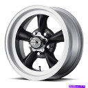 ホイール 4本セット American Racing VN105 Torq Thrust D 15x7 5x114.3 -6ブラックリップホイール(4)83.0...