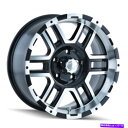 ホイール 4本セット イオン179 17x8 7x150 10ブラック機械加工リップホイール(4)87 17