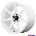 ホイール　4本セット Motegi MR154バトル17x8 5x110 30ホワイトホイール（4）72.56 17 