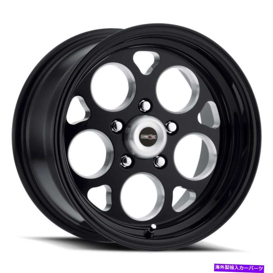 ホイール　4本セット Vision 561 Sport Mag 15x8 5x5/5x127 0ブラックミリングホイール（4）83.1 15 
