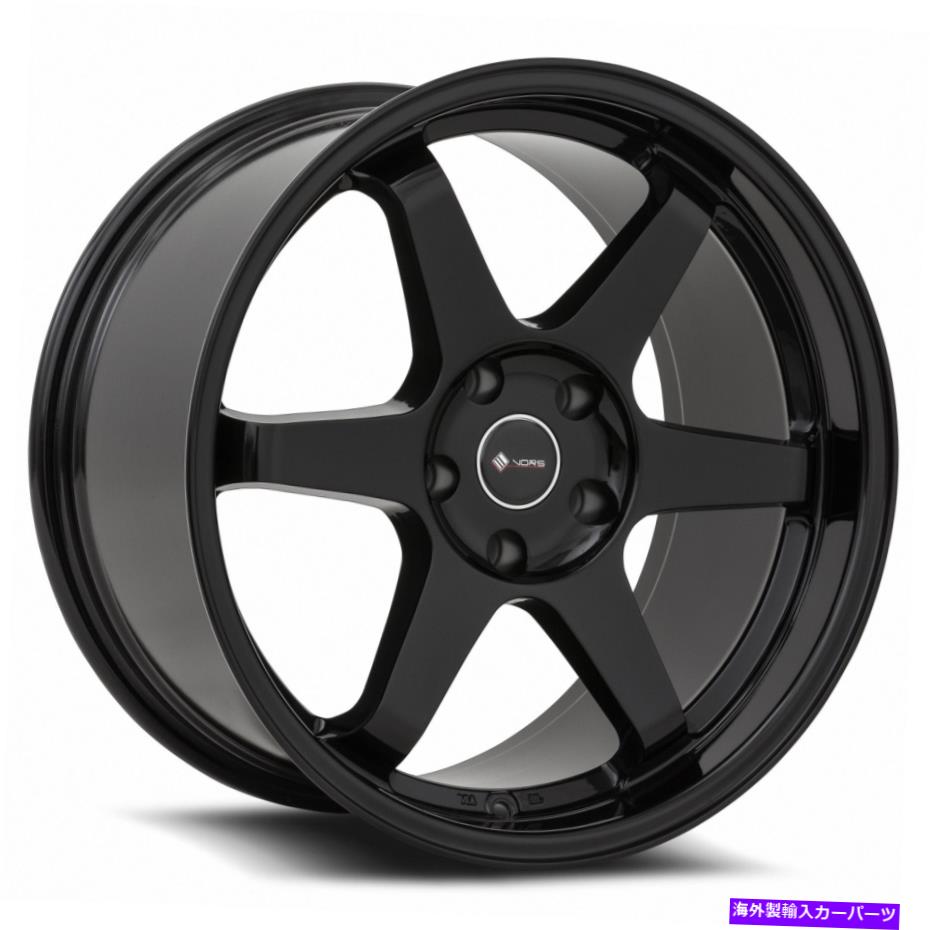 ホイール　4本セット Vors TR37 18x9.5 5x120 35ブラックホイール（4）73.1 18インチリム Vors TR37 18x9.5 5x120 35 Black Wheels(4) 73.1 18