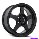 ホイール　4本セット Vors SP1 16x7 4x108 38マットブラックホイール（4）73.1 16インチリム Vors SP1 16x7 4x108 38 Matte Black Wheels(4) 73.1 16