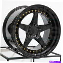 ホイール 4本セット Aodhan DS05 DS5 18x9.5 5x114.3 30ブラックホイール(4)73.1 18インチリム Aodhan DS05 ...