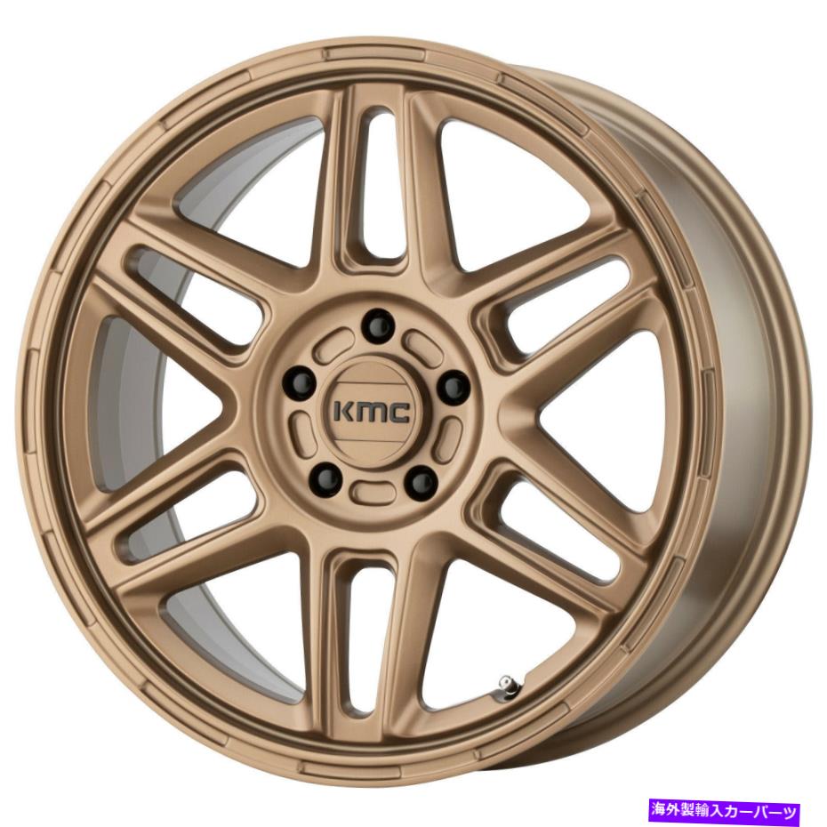 ホイール　4本セット KMC KM716 NOMAD 18X8 5X108 38ブロンズホイール（4）72.56 18インチリム KMC KM716 Nomad 18x8 5x108 38 Bronze Wheels(4) 72.56 18