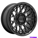 ホイール 4本セット KMC KM722テクニック17x8.5 6x120 18サテンブラックホイール(4)66.9 17