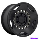 ホイール 4本セット ブラックサイの銃口17x9 5x5/5x127 -18ブラックティントホイール(4)71.5 17