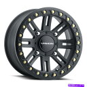ホイール 4本セット Vision ATV 356 MANX2 BEADLOCK 14X7 4x136 13ブラックホイール(4)94 14