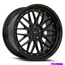 ホイール　4本セット VORS VR8 18X8/18X9 5X115 35/35グロスブラックホイール（4）73.1 18インチのずらされたリム Vors VR8 18x8/18x9 5x115 35/35 Gloss Black Wheels(4) 73.1 18