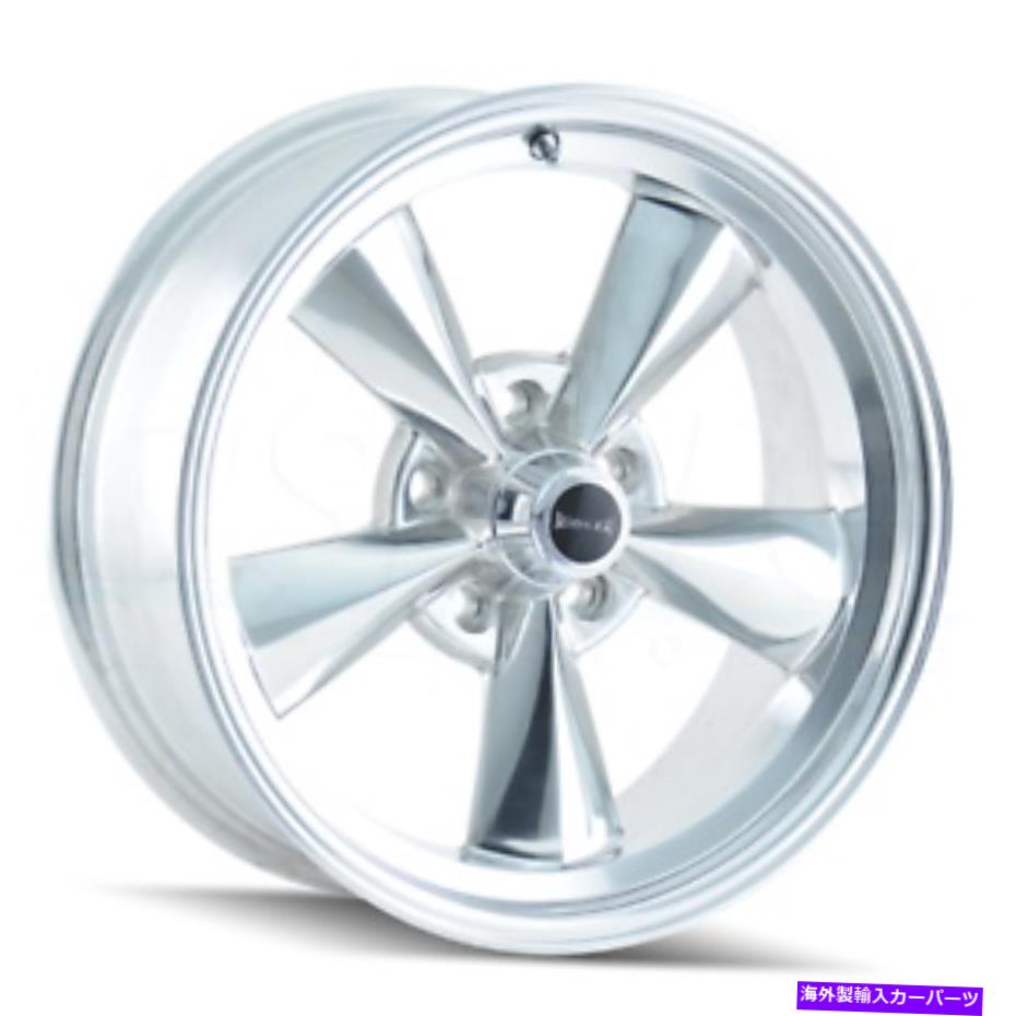 ホイール　4本セット Ridler 675 17x8 5x4.75/5x120.65 0研磨ホイール（4）83.82 17 
