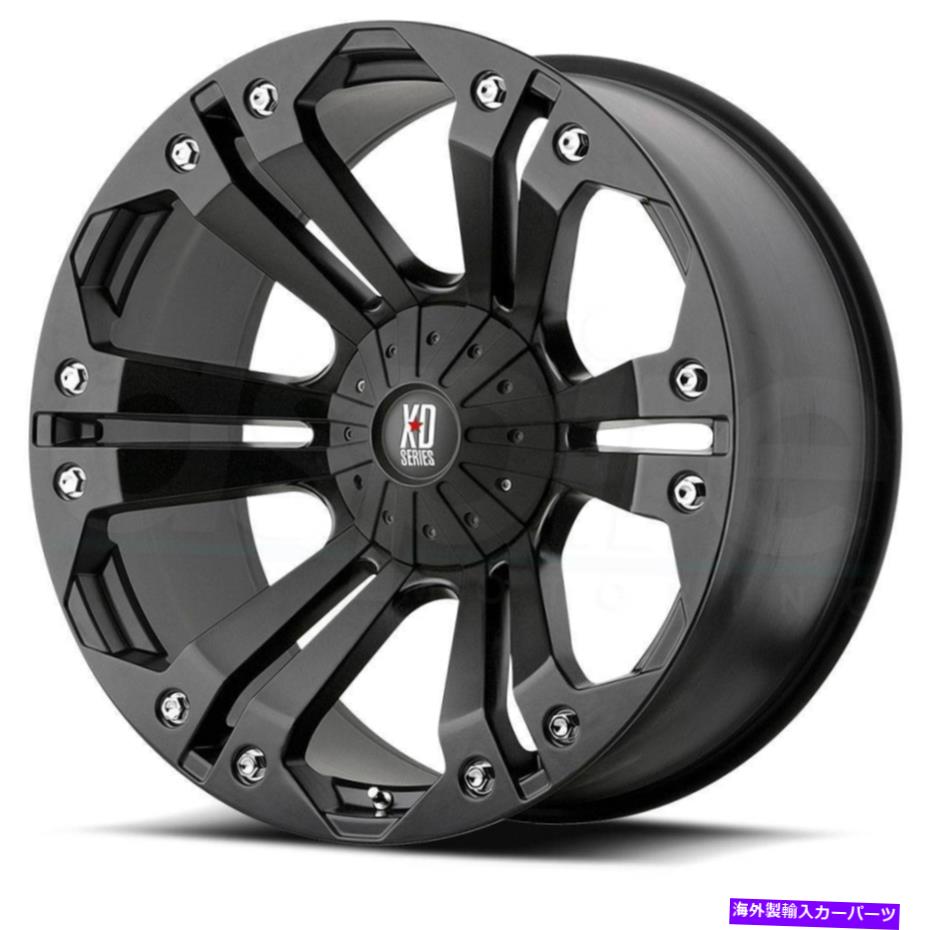 ホイール　4本セット XD XD778モンスター18x9 5x5.5/5x139.7/5x150 35マットブラックホイール（4）110.1 18 