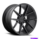 ホイール　4本セット ニッチM117ミサノ18x8/18x9.5 5x114.3 40/40マットブラックホイール（4）72.56 18 "インチ Niche M117 Misano 18x8/18x9.5 5x114.3 40/40 Matte Black Wheels(4) 72.56 18" inch