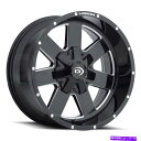 ホイール 4本セット Vision 411 ARC 18x9 6x5.5/6x139.7 -12ブラックミリングホイール(4)106.2 18