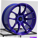 ホイール 4本セット VORS TR4 19x8.5 5x108 35キャンディパープルブルーホイール(4)73.1 19