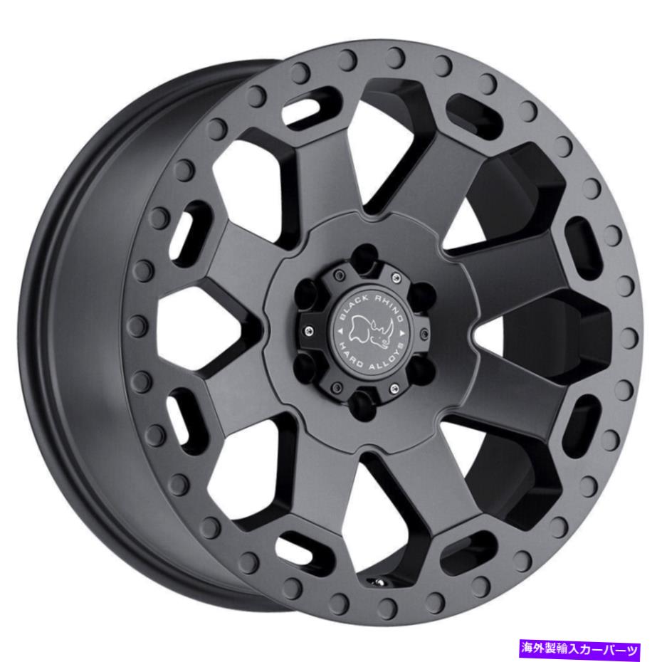 ホイール　4本セット 18x9ブラックサイのウォーロード5x5.5/5x139.7 0ガンメタルホイールリムセット（4）78.1 18x9 Black Rhino Warlord 5x5.5/5x139.7 0 Gunmetal Wheels Rims Set(4) 78.1