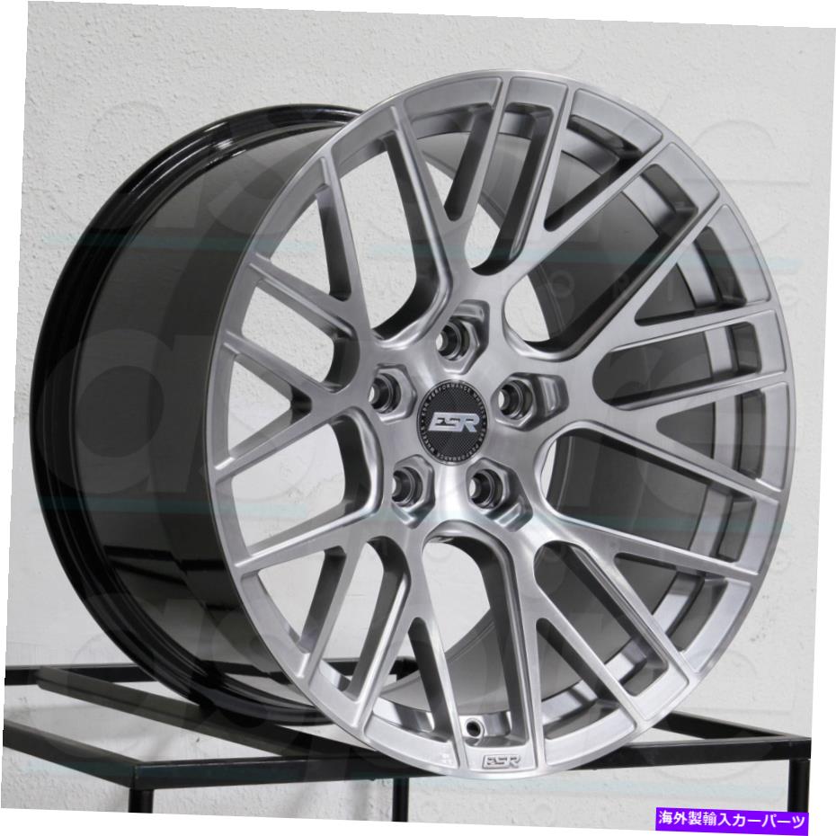 18x9.5/18x10.5 ESR RF11 Custom 5x112 22/22 Silver Wheels Rims Set(4) 73.1カテゴリホイール　4本セット状態新品メーカー車種発送詳細全国一律 送料無料 （※北海道、沖縄、離島は省く）商品詳細輸入商品の為、英語表記となります。Condition: NewBrand: ESRManufacturer Part Number: RF11189551422SF/RF111810551422SF/E512Rim Diameter: 18Rim Width: F: 9.5 R: 10.5Bolt Pattern: 5x112Offset: 22/22Quantity: 4Color: SilverWheel Material: AluminumHub Bore: 73.1 mmWheel Construction: One Piece CastModel: RF11Backspacing: 6.12/6.62Compatible Fastener Seat Type: Conical SeatManufacturer Warranty: One year on finish, lifetime structural, mfg. defect only《ご注文前にご確認ください》■海外輸入品の為、NC・NRでお願い致します。■取り付け説明書は基本的に付属しておりません。お取付に関しましては専門の業者様とご相談お願いいたします。■通常2〜4週間でのお届けを予定をしておりますが、天候、通関、国際事情により輸送便の遅延が発生する可能性や、仕入・輸送費高騰や通関診査追加等による価格のご相談の可能性もございますことご了承いただいております。■海外メーカーの注文状況次第では在庫切れの場合もございます。その場合は弊社都合にてキャンセルとなります。■配送遅延、商品違い等によってお客様に追加料金が発生した場合や取付け時に必要な加工費や追加部品等の、商品代金以外の弊社へのご請求には一切応じかねます。■弊社は海外パーツの輸入販売業のため、製品のお取り付けや加工についてのサポートは行っておりません。専門店様と解決をお願いしております。■大型商品に関しましては、配送会社の規定により個人宅への配送が困難な場合がございます。その場合は、会社や倉庫、最寄りの営業所での受け取りをお願いする場合がございます。■輸入消費税が追加課税される場合もございます。その場合はお客様側で輸入業者へ輸入消費税のお支払いのご負担をお願いする場合がございます。■商品説明文中に英語にて”保証”関する記載があっても適応はされませんのでご了承ください。■海外倉庫から到着した製品を、再度国内で検品を行い、日本郵便または佐川急便にて発送となります。■初期不良の場合は商品到着後7日以内にご連絡下さいませ。■輸入商品のためイメージ違いやご注文間違い当のお客様都合ご返品はお断りをさせていただいておりますが、弊社条件を満たしている場合はご購入金額の30％の手数料を頂いた場合に限りご返品をお受けできる場合もございます。(ご注文と同時に商品のお取り寄せが開始するため)（30％の内訳は、海外返送費用・関税・消費全負担分となります）■USパーツの輸入代行も行っておりますので、ショップに掲載されていない商品でもお探しする事が可能です。お気軽にお問い合わせ下さいませ。[輸入お取り寄せ品においてのご返品制度・保証制度等、弊社販売条件ページに詳細の記載がございますのでご覧くださいませ]&nbsp;