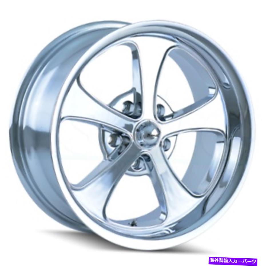 ホイール　4本セット 17x7 Ridler 645 5x114.3 0クロムホイールリムセット（4）83.82 17x7 Ridler 645 5x114.3 0 Chrome Wheels Rims Set(4) 83.82